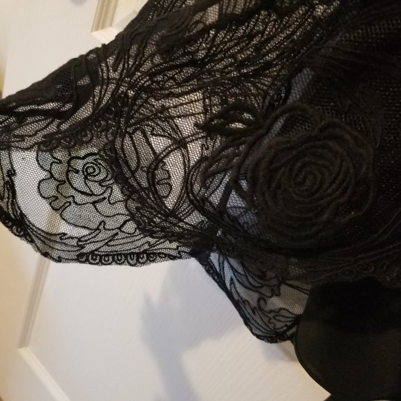 Karen Millen  Black silk dress, 100% silk - Picture 3 of 6